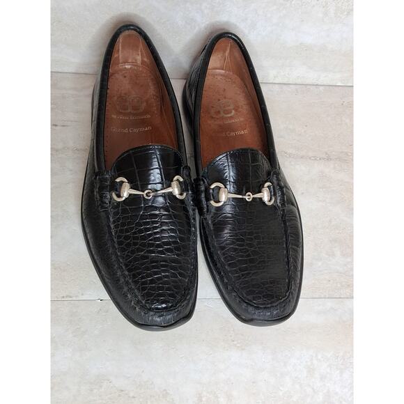 Men\'s Allen Edmonds Grand Cayman Horsebit Black Driving Loafer Size 9.5 main image 8